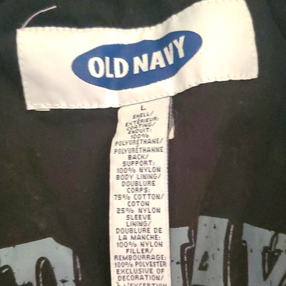 Old Navy Men's Large Outerwear Jacket, Army Green color, Great Used condition 💚 - Picture 8 of 11